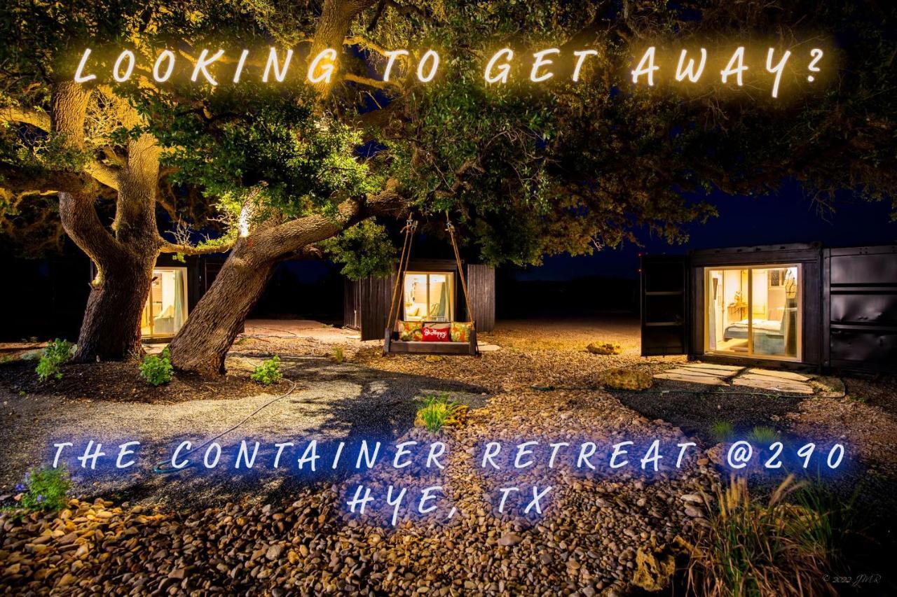 The Container Retreat @ 290 Wine Trail #1 Escape To Hye, Txヴィラ エクステリア 写真